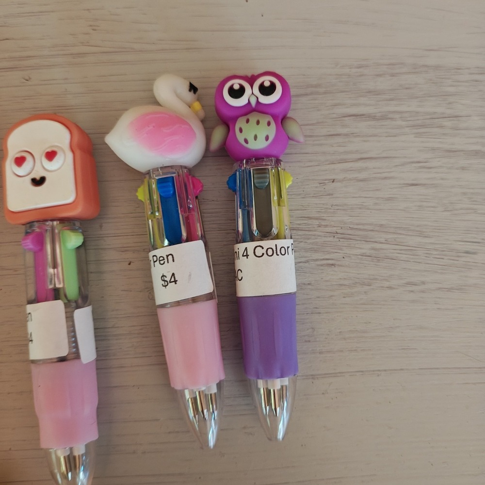 Lot‎ of 13 4 and 10 Color Character Pens Multicolor ZC4 - Picture 3 of 6